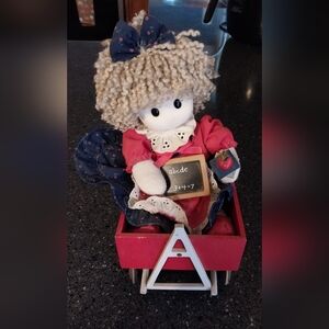 Vintage Musical Doll that plays It's a small world now by Berkeley Designs